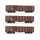 Roco 3-tlg. Set: Offene Güterwagen der DR 6600103 H0