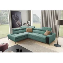 Kaiser Möbel Modernes, modisches, elegantes Ecksofa mit Schlaffunktion GRECO VII Avra Mintz Links