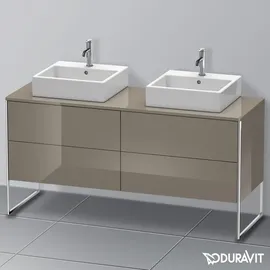 Duravit Waschtischunterschrank 4 Auszüge 160 x 77,8 x 54,8 cm Grau Hochglanz