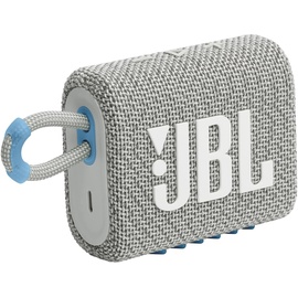 JBL GO 3 Eco Bluetooth Lautsprecher IPX67 silber