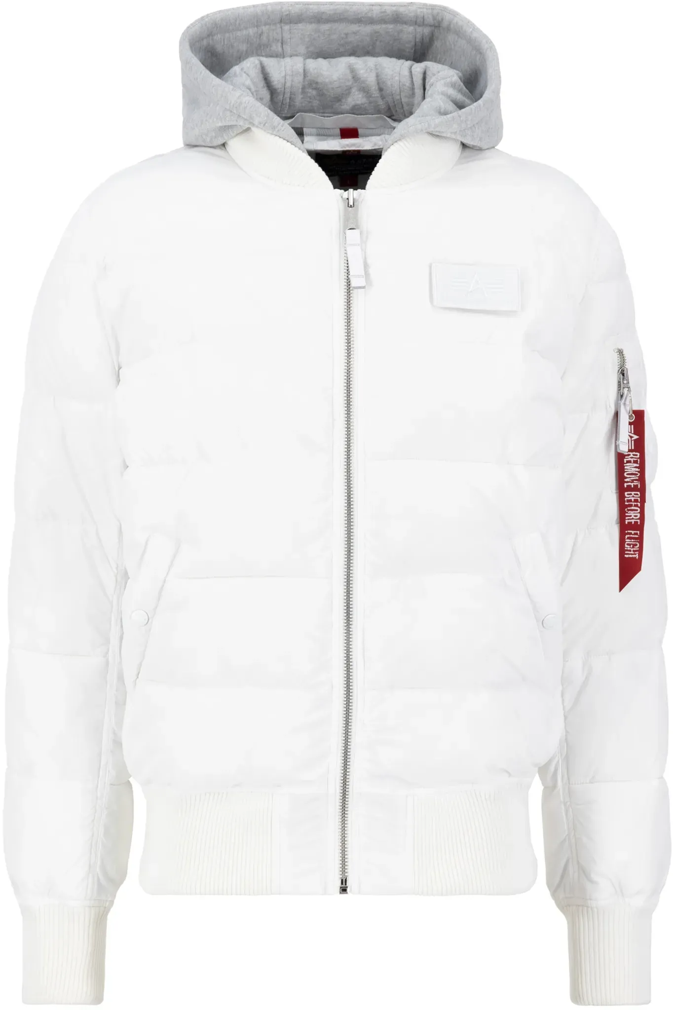 Bomberjacke ALPHA INDUSTRIES "Alpha Industries Men - Bomber Jackets" Gr. XL, weiß (white) Herren Jacken