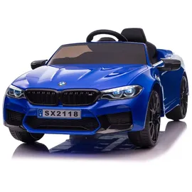 TPFLiving Elektro-Kinderauto BMW M5 blau