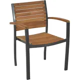 Merxx Santorin Gartensessel 2er Set 56524054-0 2 St. braun