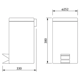a&n&a aQualine SIMPLE LINE 12 l Weiß