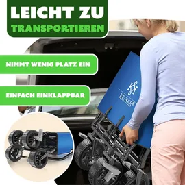 Kesser Bollerwagen faltbar GT9000 blau/grau