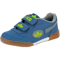 LICO Bernie V Hallenschuhe, Marine Grau Lemon, 40 EU