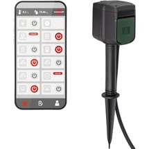 Brennenstuhl WIFI Gartensteckdose mit Erdspieß, 2-fach, IP44, 3m Kabel, Smart-Steckdose (1154540600)