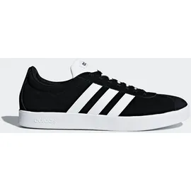 adidas VL Court 2.0 Suede Core Black / Cloud White / Bright White 44