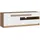Forte Attention TV-Board 139,9 cm Beige/Weiß Metall/Spanplatte/Holzwerkstoff