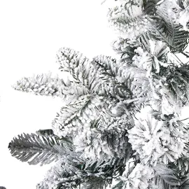 Beliani Weihnachtsgirlande 180 cm Weiß