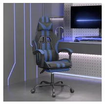 vidaXL Gaming-Stuhl Blau Schwarz