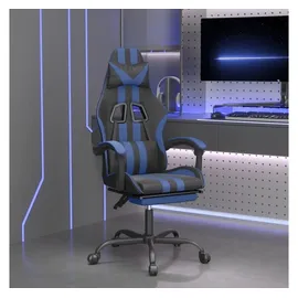vidaXL Gaming-Stuhl Blau Schwarz