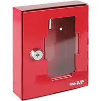 HMF 1020-03 Notschlüsselkasten, 15 x 12 x 4 cm, RAL 3001 Signalrot