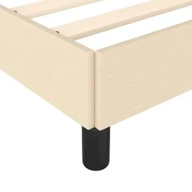 vidaXL Bettgestell 100 x 200 cm Creme