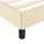 vidaXL Bettgestell 100 x 200 cm Creme