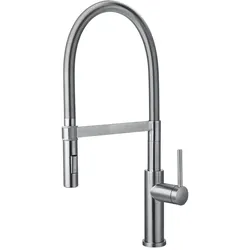 Caressi Armatur CA117I ECO, Küchenarmatur, Edelstahl, wassersparend