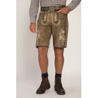 JP1880 Lederhose Trachtenhose Tracht Ziegenleder Gratis Ledergürtel braun 58