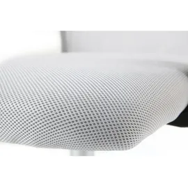 miliboo Design-Bürosessel Mesh Polypropylen Weiß
