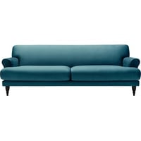 Lovi Sofa Ginger, 3-Sitzer, Füße Buche schwarz, Sitzunterfederung mit Dynaflex Polsterunterlage, Hightech-Gewebe mit hoher Dimensionsstabilität