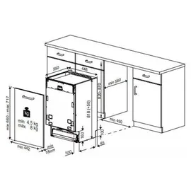 Beko BDIS38040A Geschirrspüler (vollintegrierbar, 450 mm)
