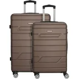 nowi Bergamo Koffer-Set 2-tlg. bronze