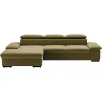 sit&more Eckcouch Polyester 2-Sitzer Grün