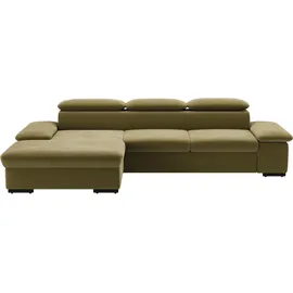 sit&more Eckcouch Polyester 2-Sitzer Grün