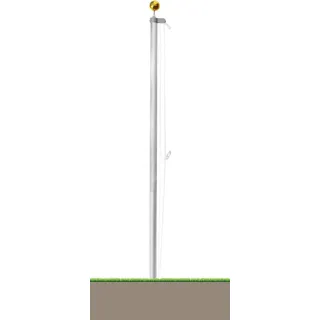 Normani Fahnenmast 7,50 m | Silber