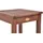 deluke Gartentisch 40 x 40 x 35 cm Dunkelbraun