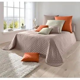 Heine Tagesdecke in taupe | Gr.: 240 cm