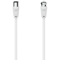 Hama »SAT-Anschlusskabel, F-Stecker - Koax-Kupplung 1,5 m, 90 dB,