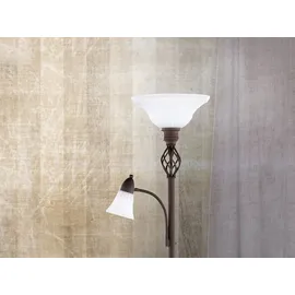meine wunschleuchte Landhaus Deckenfluter 180,0cm 180cm braun