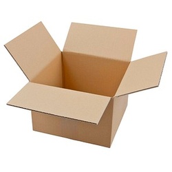 20 Nestler Wellpapp-Faltkartons 1-wellig braun 23,5 x 23,5 x 16,7 cm Außenmaß