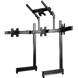 Next Level Racing Elite - Aufstellung - für 4 Monitore - 6063 Aluminium - Carbon
