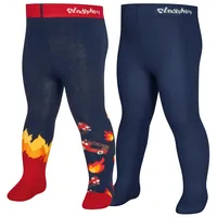Playshoes Strumpfhose Feuerwehr 2er Set 86/92