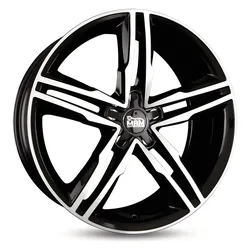 MAM Wheels A1 Black Front Polish 8x18 ET 44 5/112 Alufelge Schwarz