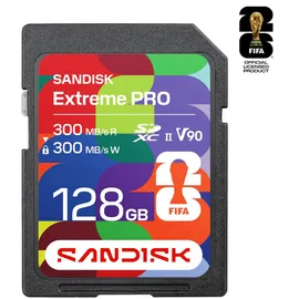 SanDisk Extreme Pro SDXC FIFA World Cup 2026 Edition UHS-II V90 128 GB
