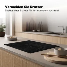 onlywow Herdabdeckplatte, schwarz | Gr.: 75 x 52 cm,