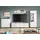 Home Affaire Wohnwand HOME AFFAIRE "FLORENZ, 4-teilige Wohn-Kombination, hochwertige MDF-Front", weiß (weiß hochglanz tiefzieh), B:315cm H:160cm T:41cm, Holzwerkstoff, Kastenmöbel-Sets, Wohnwand, Wohn-Kombination, Wohnzimmer-Möbel, Wohnzimmer,Kombination, Kombi