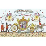 Bothy Threads Kreuzstich Set Cut Thru Krönungswagen Zählmuster