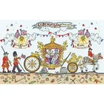 Bothy Threads Kreuzstich Set Cut Thru Krönungswagen Zählmuster