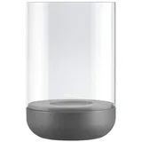 BLOMUS Windlicht Calma Glas Grau