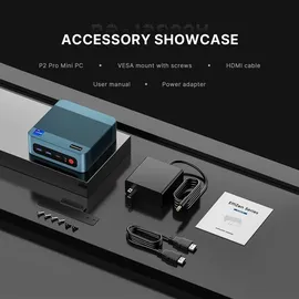 bosgame Mini-PC Intel Core i9 12900H 5,0 GHz 32 GB RAM 1 TB SSD Intel Iris Windows 11 Pro