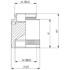 AMF Stiftschraube DIN 6379 M14 x 100 mm