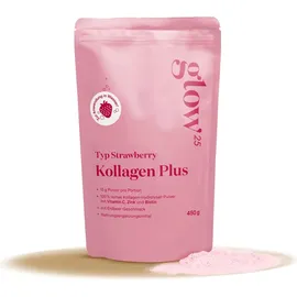Glow25 Kollagen Plus Strawberry Pulver 450 g