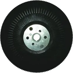 Gummistützteller 125mm/M14 gerippt