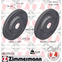 ZIMMERMANN Bremsscheibe BLACK Z