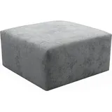 werk2 Hocker Zeus-XL Polyester 80 x 41 x 80 cm Grau