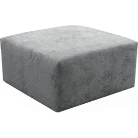 werk2 Hocker Zeus-XL Polyester 80 x 41 x 80 cm Grau