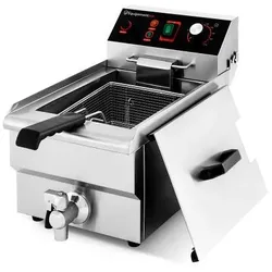 Elektrische Profi-Fritteuse 10L Edelstahl 3000W – Ideal für Gastronomie, Kantinen, Restaurants – EquipementPro
